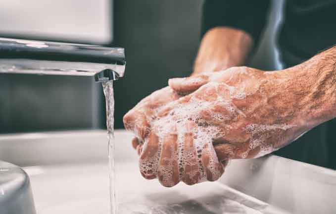 Washing hands helps protect against COVID-19 (coronavirus) spread Washing hands helps protect against COVID-19 (coronavirus) spread