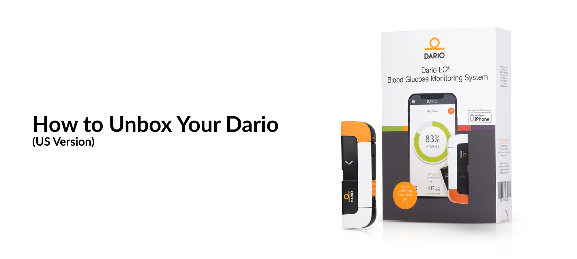 How to unbox your Dario Blood Glucose Meter DarioHealth